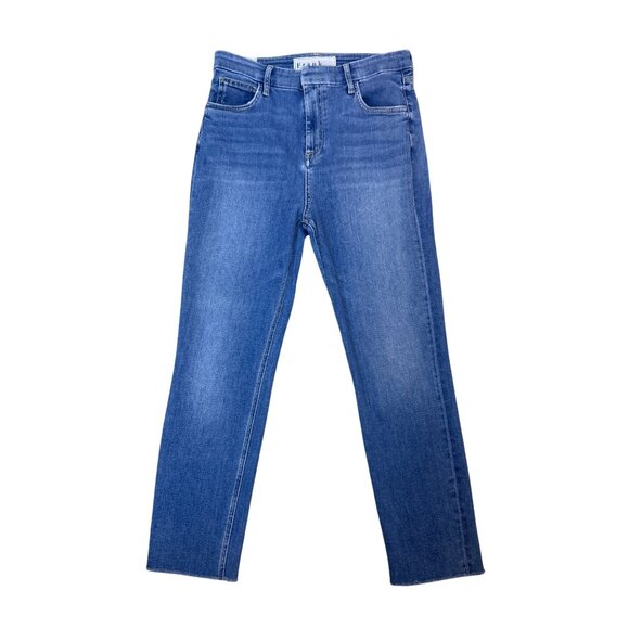 Frank & Eileen Derry Signature Ankle Jeans High Rise Raw Hem Medium Wash Size 29 - Picture 2 of 14